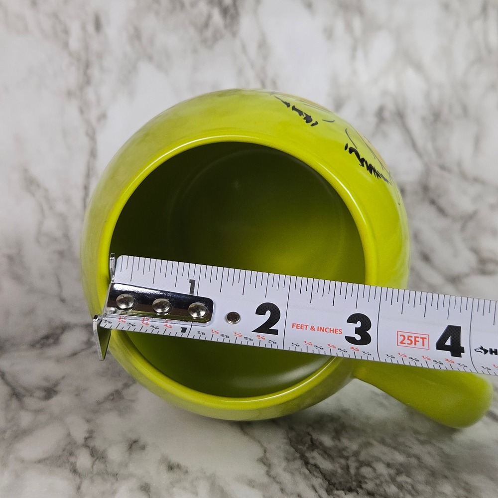 The Grinch Naughty Nice Mug Bioworld Dr Seuss Green Christmas Coffee Cup - Picture 9 of 10